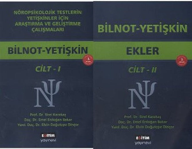 Bilnot - Yetişkin (2 Cilt Takım) | Eğitim Yayınevi (İnce Kapak)