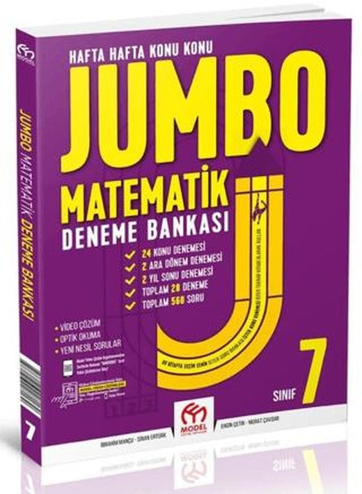 7. Sınıf Jumbo Matematik Deneme Bankası | Model Eğitim Yayıncılık (Ciltsiz)