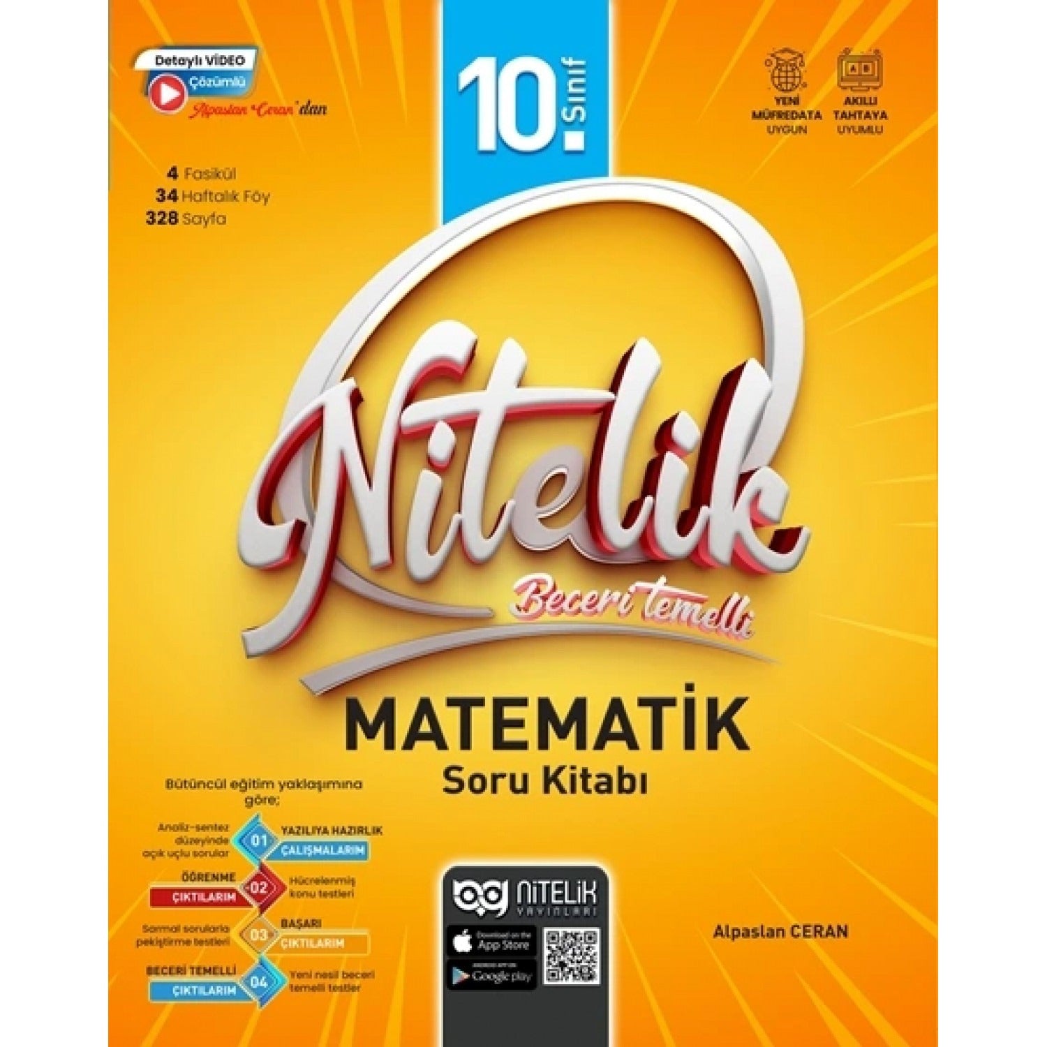 10. Sınıf Beceri Temelli Matematik Soru Kitabı | Nitelik Yayınları (Ciltsiz)