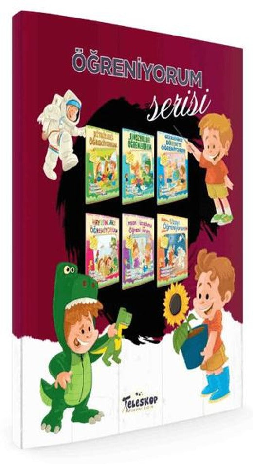 Öğreniyorum Serisi (6 Kitap) | Teleskop Popüler Bilim (Ciltsiz)