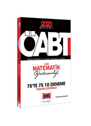 2023 KPSS ÖABT Lise Matematik Öğretmenliği Tamamı Çözümlü 10 Deneme | Yargı Yayınevi (Ciltsiz) - Resim 1