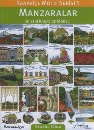 Kanaviçe Motif Serisi 5 - Manzaralar | Tuva Yayıncılık (Ciltsiz) - Resim 1
