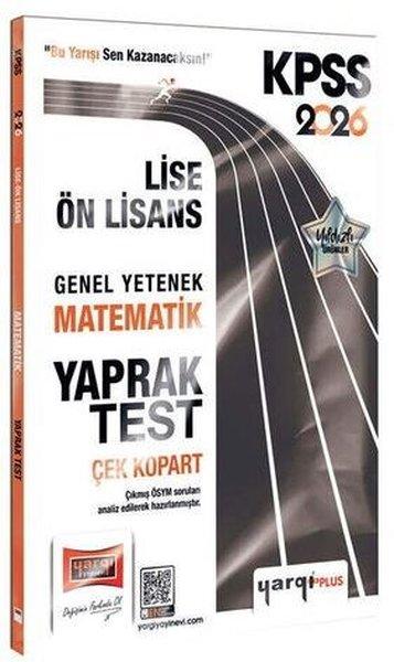 2026 KPSS Lise - Ön Lisans Genel Yetenek Matematik Çek Kopart Yaprak Test | Yargı Yayınları (İnce Kapak) - Resim 1