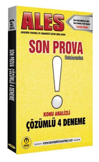 ALES Son Prova 4 Çözümlü Deneme