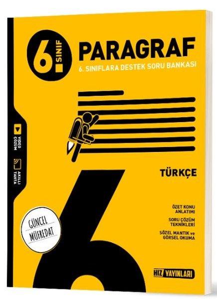 6. Sınıf Paragraf Soru Bankası | Hız Yayınları (İnce Kapak) - Resim 1