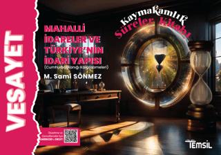 Vesayet Mahalli İdareler ve Türkiye’nin İdari Yapısı Kaymakamlık Süreler Kitabı | Temsil Kitap (Ciltsiz) - Resim 1