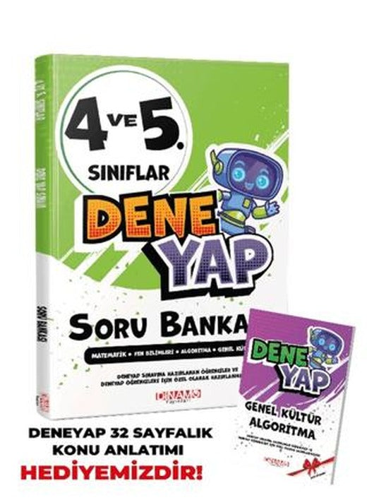 4 ve 5. Sınıflar Dene Yap Soru Bankası