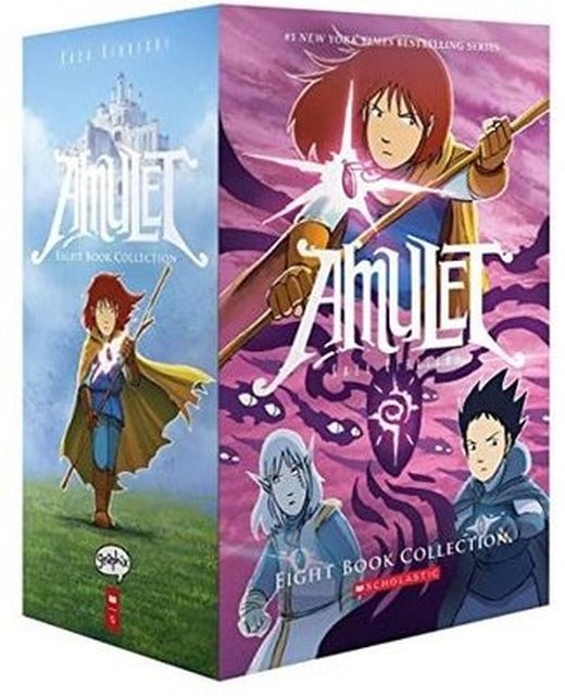 Amulet Box set 1-8 Graphix (Amulet) | Scholastic US