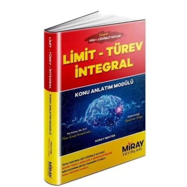 Limit Türev İntegral Konu Anlatım Modülü | Miray Yayınları (İnce Kapak)