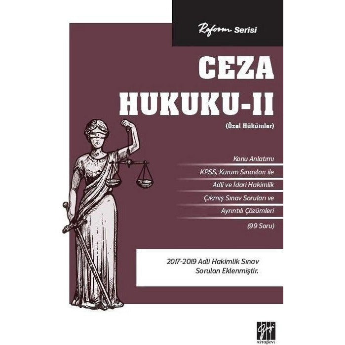 Reform Serisi Ceza Hukuku - 2 (Özel Hükümler) | Gazi Kitabevi (Ciltsiz)