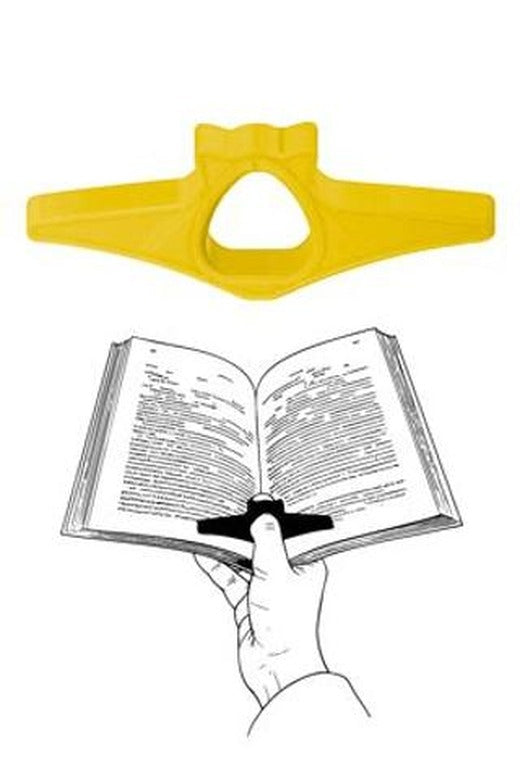 Kitap Okuma Yüzüğü Kedi Modelli - Sarı | Bcoverart