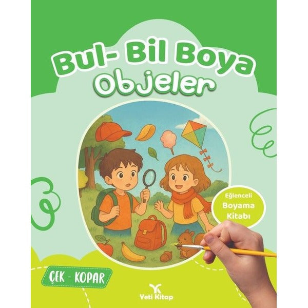 Objeler - Bul Bil Boya | Yeti Kitap (İnce Kapak)