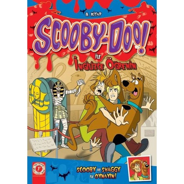 Scooby-Doo! İle İngilizce Öğrenin 8.Kitap -Scooby ve Shaggy ile Oynayın | Artemis Çocuk (İnce Kapak)