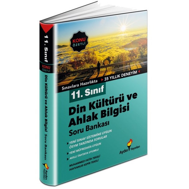 11. Sınıf Din Kültürü ve Ahlak Bilgisi Konu Özetli Soru Bankası | Aydın Yayınları-Eğitim (İnce Kapak)