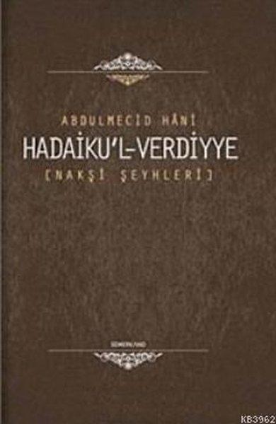Nakşibendi Şeyhleri - Hadaiku'l - Verdiyye | Semerkand Yayınları (İnce Kapak) - Resim 1