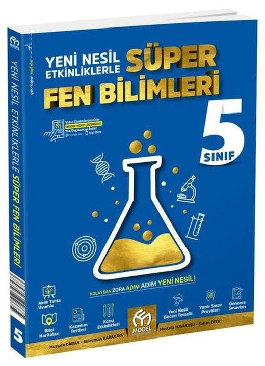 5. Sınıf Süper Fen Bilimleri Soru Bankası | Model Eğitim Yayınları (İnce Kapak)