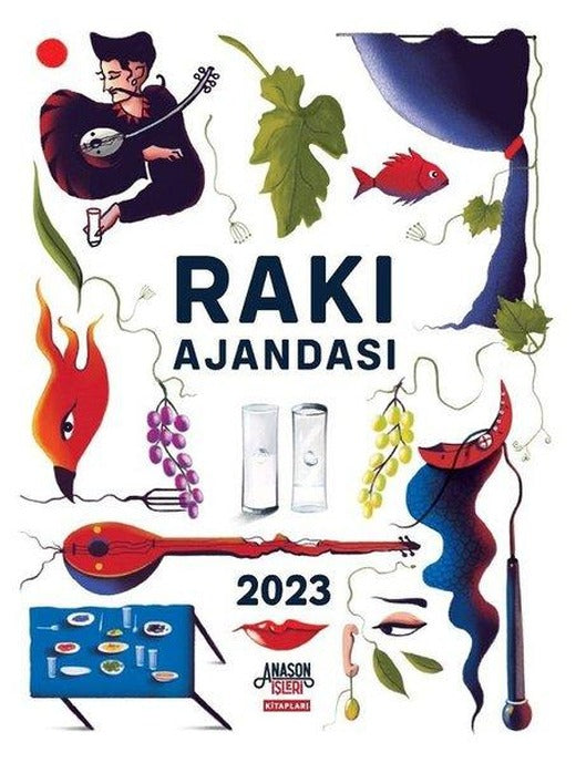 Rakı Ajandası 2023 | Anason İşleri Kitapları (Ciltli)
