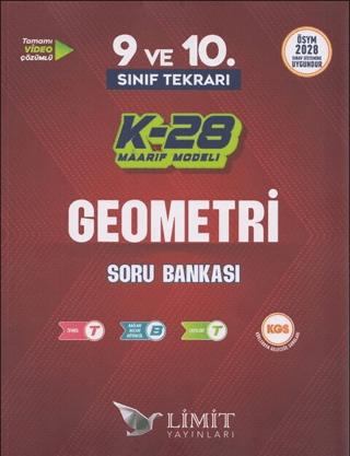 TYT 9. ve 10. Sınıf Tekrarı Geometri K-28 Maarif Model Soru Bankası | Limit Yayınları (Ciltsiz) - Resim 1