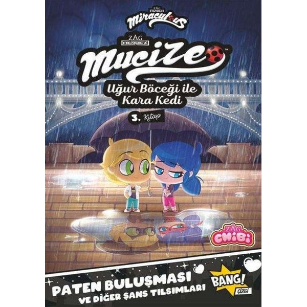Mucize: Uğur Böceği İle Kara Kedi Chibi 3. Kitap | Komik Şeyler (İnce Kapak)