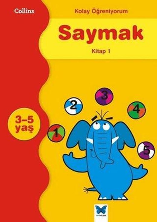 Kolay Öğreniyorum - Saymak Kitap 1 | Mavi Kelebek Yayınları (Ciltsiz)