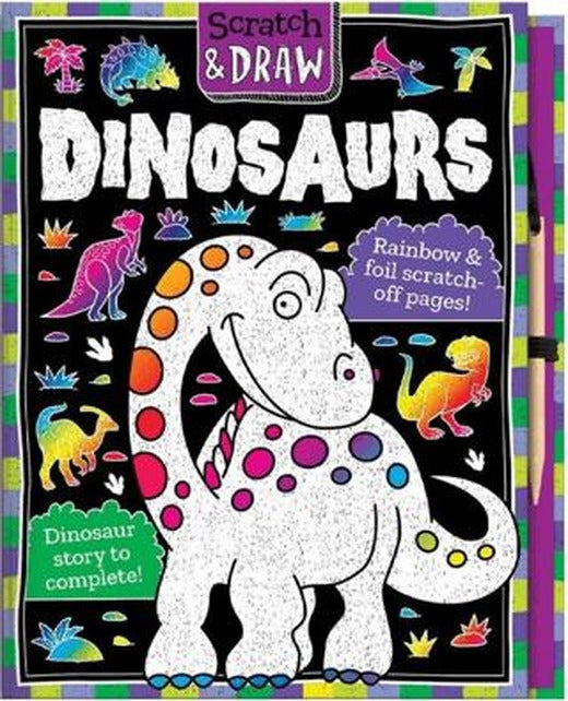 Scratch And Draw - Dinosaurs | IMAGINE THAT (Ciltli)