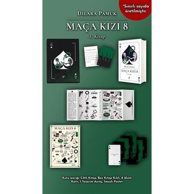 Maça Kızı 8 - 3. Kitap Seti - Kutulu | Artemis Yayınları (Ciltli)