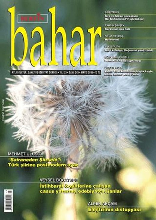 Berfin Bahar Aylık Kültür Sanat ve Edebiyat Dergisi Sayı 243 Mayıs 2018 | Berfin Bahar Dergisi (Ciltsiz)
