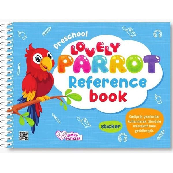 Lovely Parrot Reference - Preschool - Activity Book | Pembe Patikler (İnce Kapak)