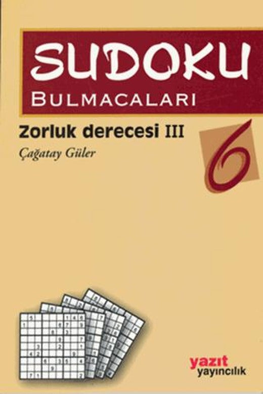 Sudoku Bulmacaları 6 | Yazıt Yayıncılık (Ciltsiz)