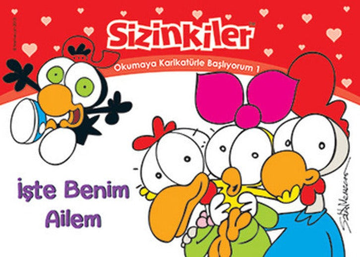 Okumaya Karikatürle Başlıyorum 1 - İşte Benim Ailem | Mart Yayınları