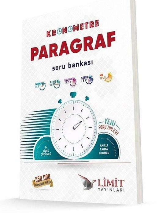 Kronometre Paragraf Soru Bankası | Limit Yayınları (İnce Kapak)