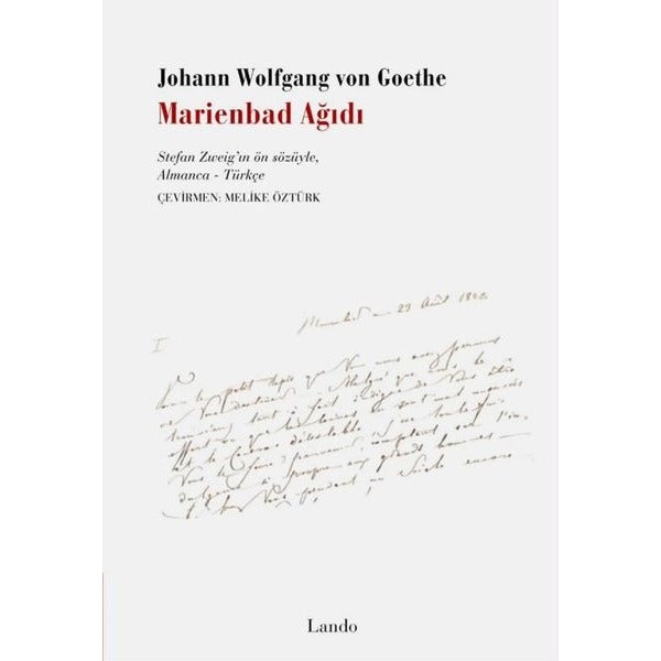 Marienbad Ağıdı | Lando Yayınları (İnce Kapak)