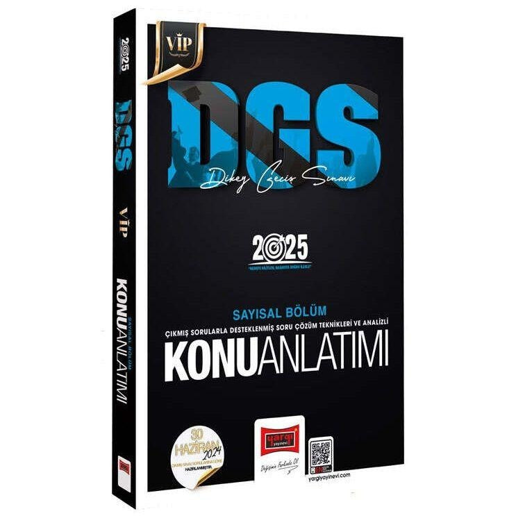 Yargı 2025 DGS Vip Sayısal Konu Anlatımı | Yargı Yayınları (İnce Kapak)