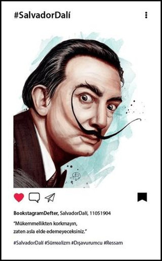 Salvador Dali Bookstagram Defter | Aylak Adam Kültür Sanat Yayıncılık