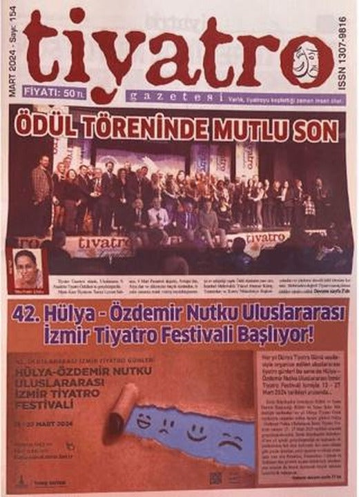 Tiyatro Gazetesi Sayı : 154 - Mart 2024 | Tiyatro Gazetesi (Ciltsiz)