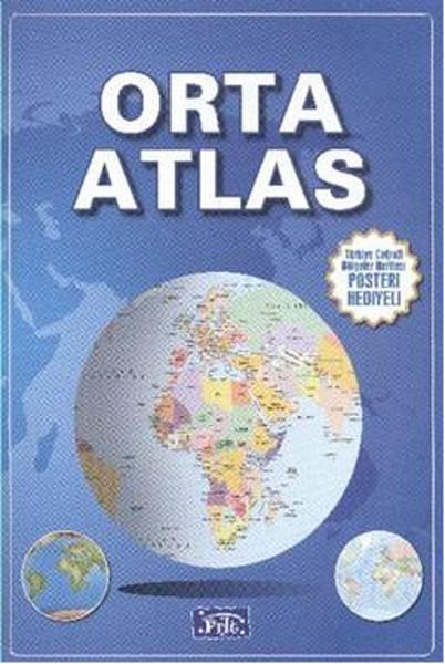 İlköğretim Orta Atlas | Parıltı Yayınları - Yardımcı Kitap Dizisi (İnce Kapak) - Resim 1