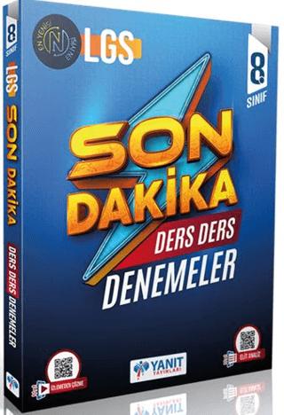 LGS Son Dakika Ders Ders Denemeler | Yanıt Yayınları (Ciltsiz) - Resim 1