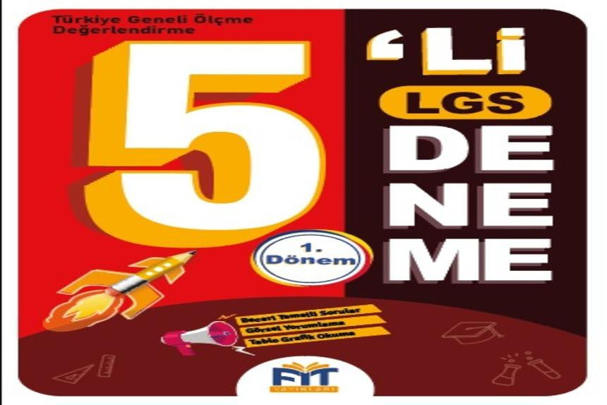 Fit Yayınları 5'Lİ LGS DENEME 1.DÖNEM kitap kapağı