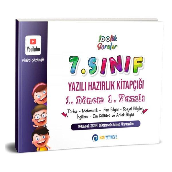 7. Sınıf Yazılı Hazırlık Kitapçığı 1. Dönem 1. Yazılı | NSN Yayınevi (İnce Kapak) - Resim 1
