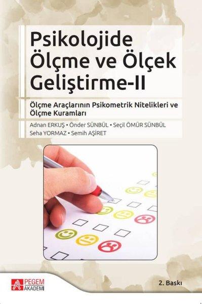 Psikolojide Ölçme ve Ölçek Geliştirme 2 | Pegem Akademi Yayıncılık (İnce Kapak) - Resim 1