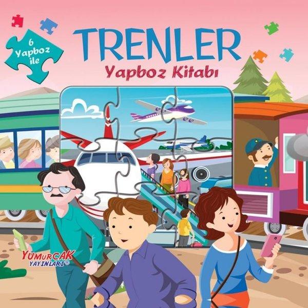 Trenler - Yapboz Kitabı | Yumurcak Yayınları (Ciltli) - Resim 1