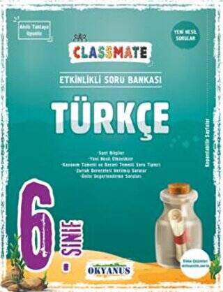 6. Sınıf Classmate Türkçe Soru Bankası - Kolektif kitap kapağı