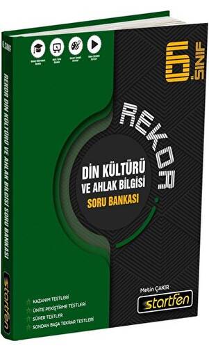 6. Sınıf Din Kültürü ve Ahlak Bilgisi Rekor Soru Bankası - Metin Çakır kitap kapağı