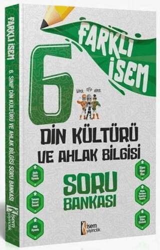 2024 Farklı İsem 6. Sınıf Din Kültürü ve Ahlak Bilgisi Soru Bankası - Kolektif kitap kapağı