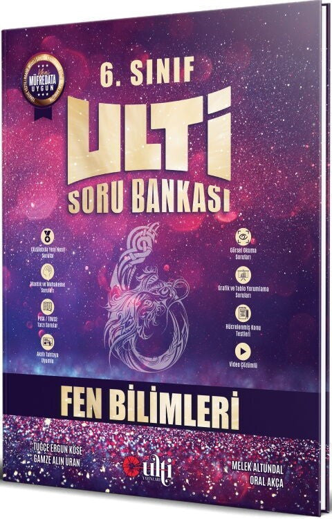 6. Sınıf Fen Bilimleri Soru Bankası - Tuğçe Ergun Köse kitap kapağı