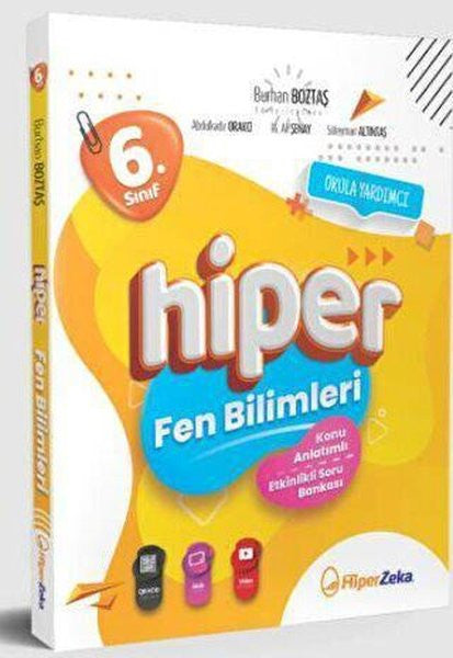 6. Sınıf Hiper Fen Bilimleri Konu Anlatımlı & Etkinlikli Soru Bankası - Abdulkadir Orakcı kitap kapağı