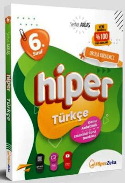 6. Sınıf Hiper Türkçe Konu Anlatımlı Soru Bankası kitap kapağı
