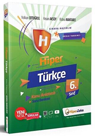 6. Sınıf Hiper Türkçe Konu Anlatımlı Soru Bankası - Hasan Aksoy kitap kapağı