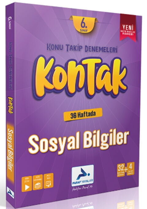 6. Sınıf Kontak Sosyal Bilgiler Denemeleri kitap kapağı