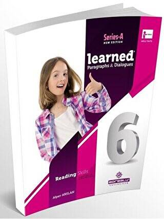 6. Sınıf Learned Paragraphs Dialogues Reading Skills - Alper Arslan kitap kapağı